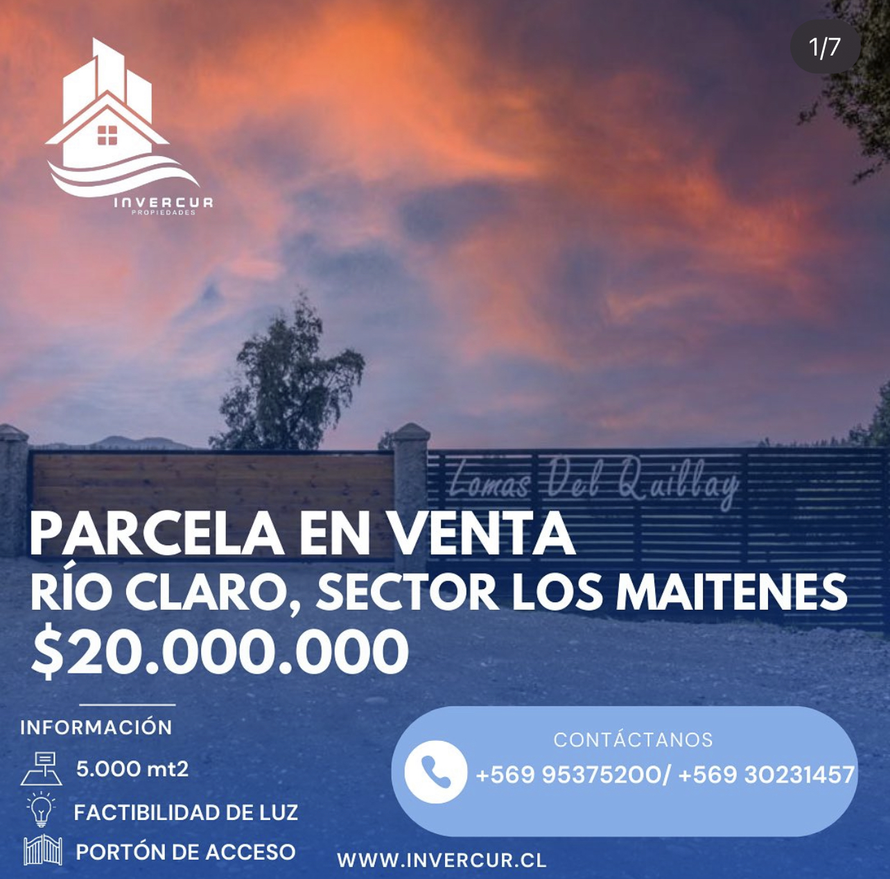 Rio Claro, Sector Los Maitenes