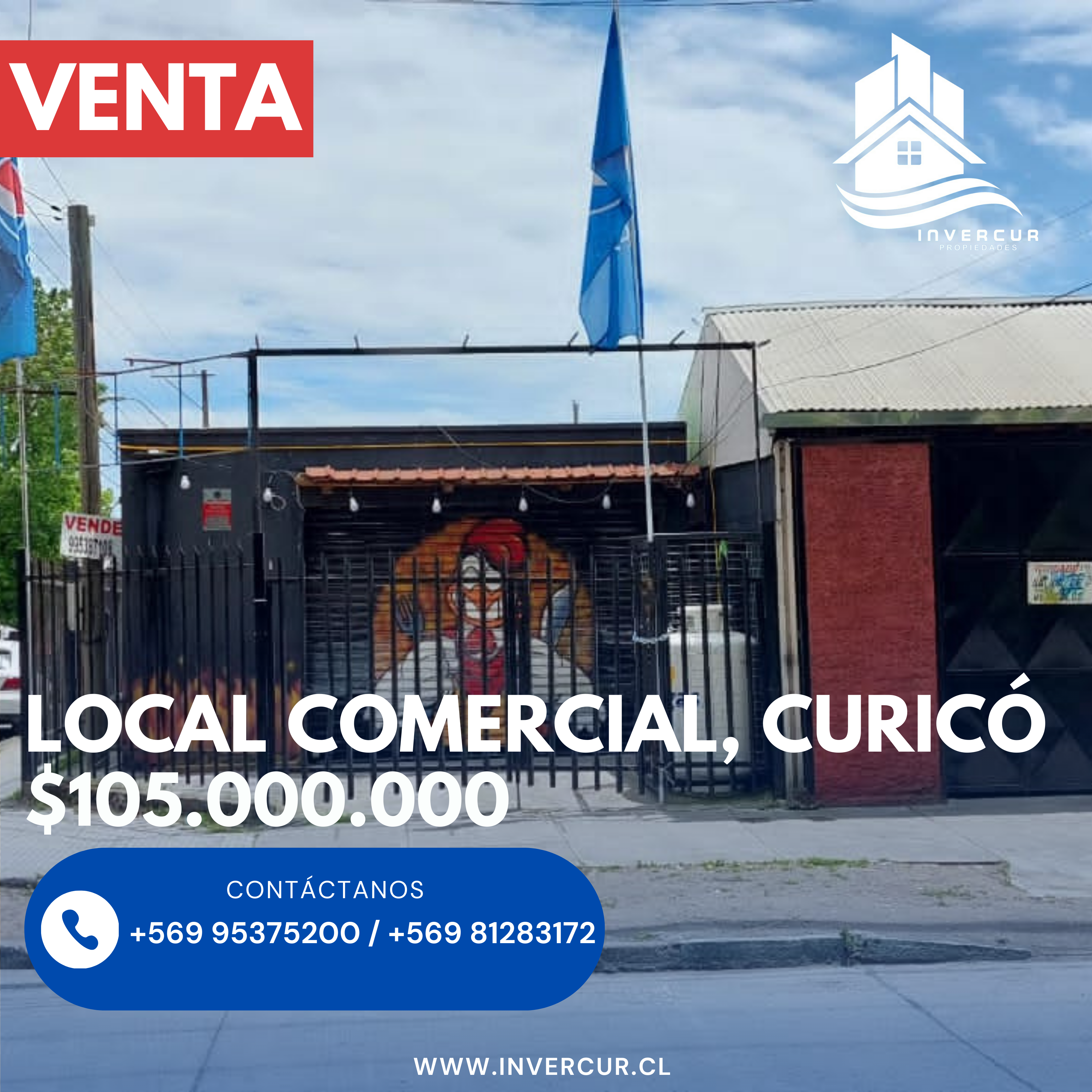 Venta de local comercial, CuricÃ³ 